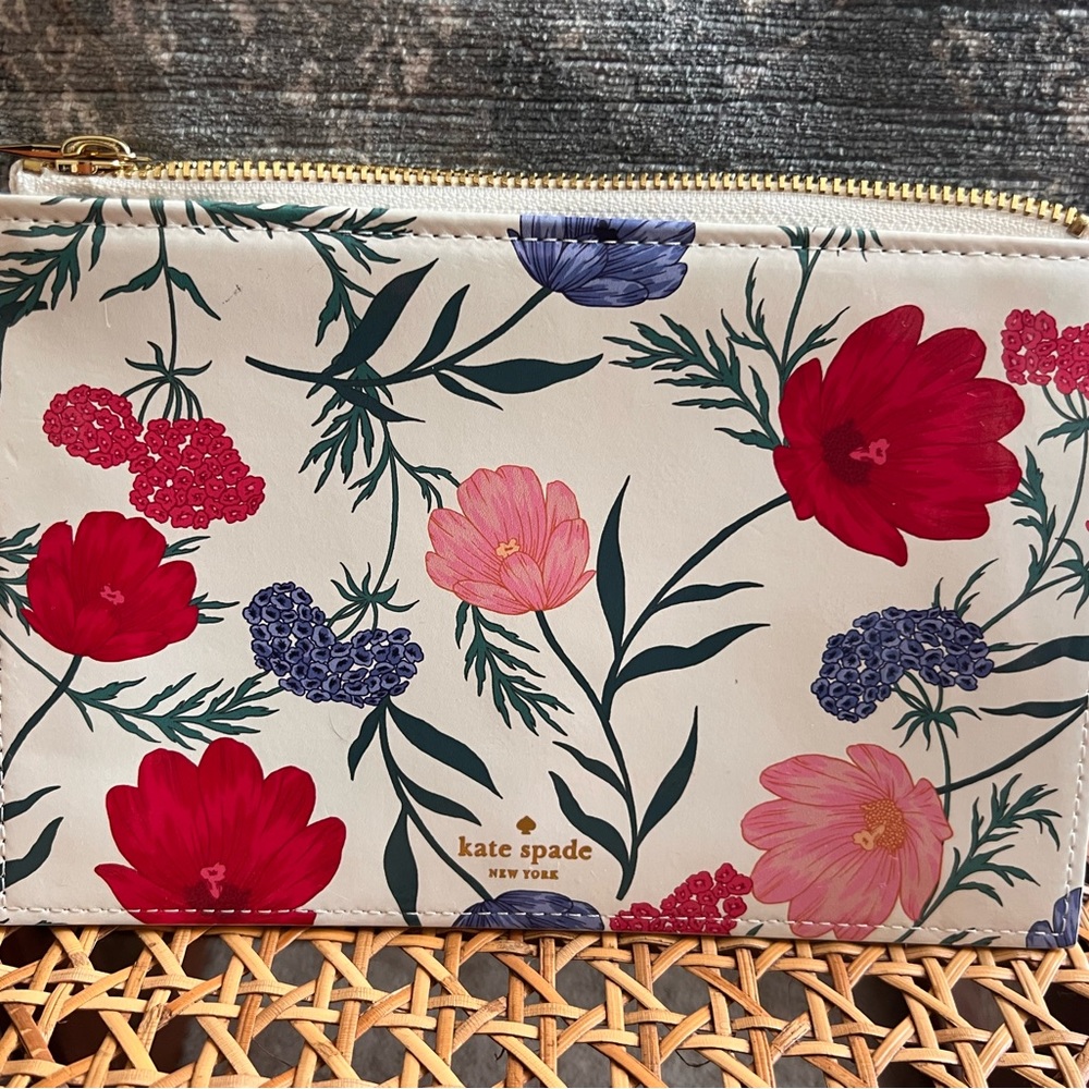 Kate Spade Poppies Pencil Pouch